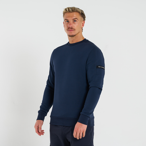 Hartley Crew Sweater - Navy