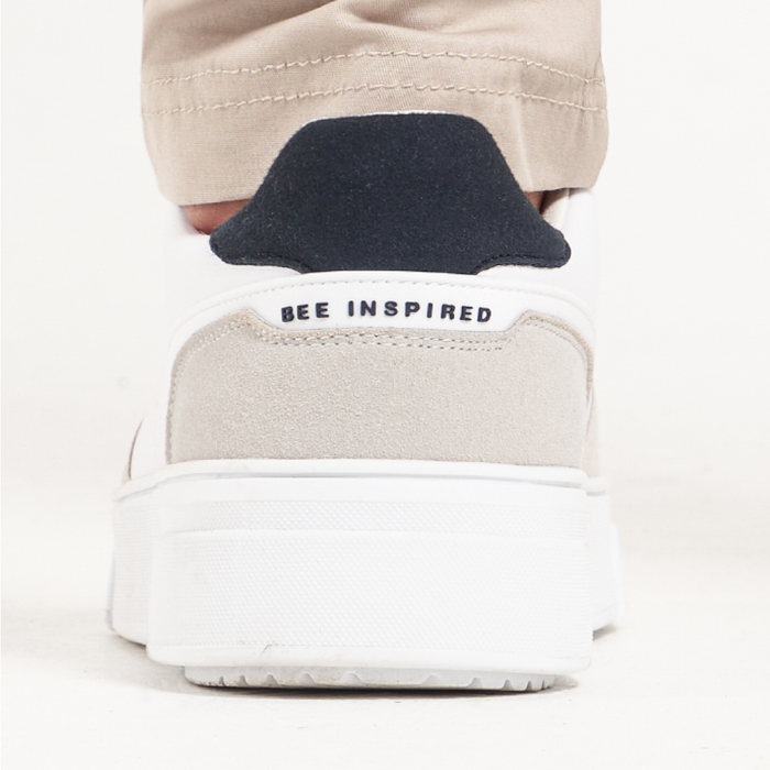 Vargas Trainer - White/Navy/Sand