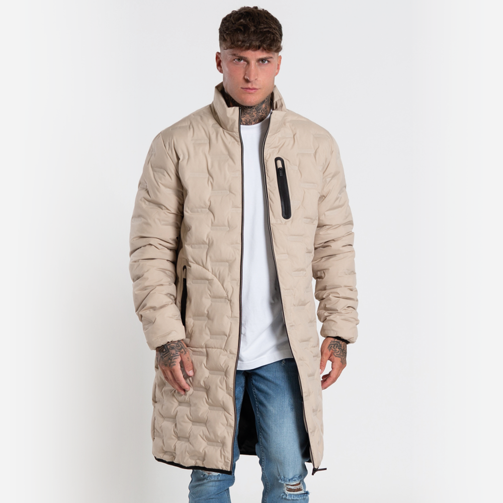 Draper Longline Jacket - Sand